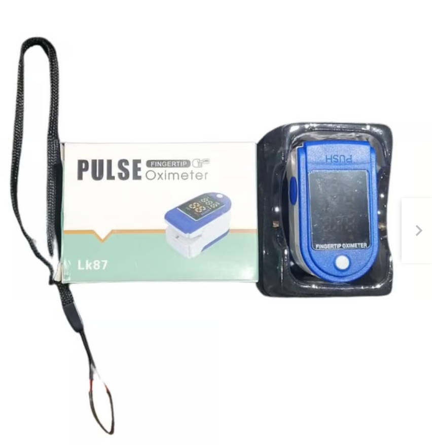 Oxímetro Digital Blanco 6cm Precisión Monitoreo Salud