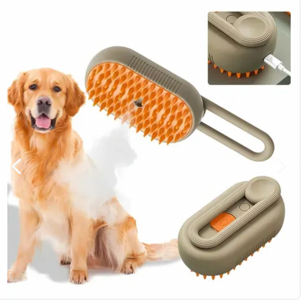 Cepillo Quitapelos Eléctrico para Mascotas – Limpieza Suave en Segundos