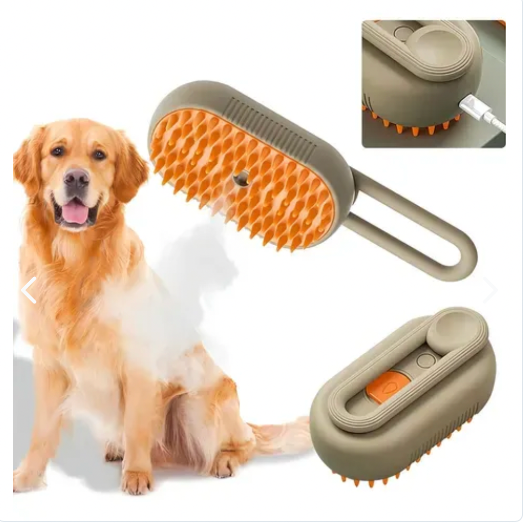 Cepillo Quitapelos Eléctrico para Mascotas – Limpieza Suave en Segundos